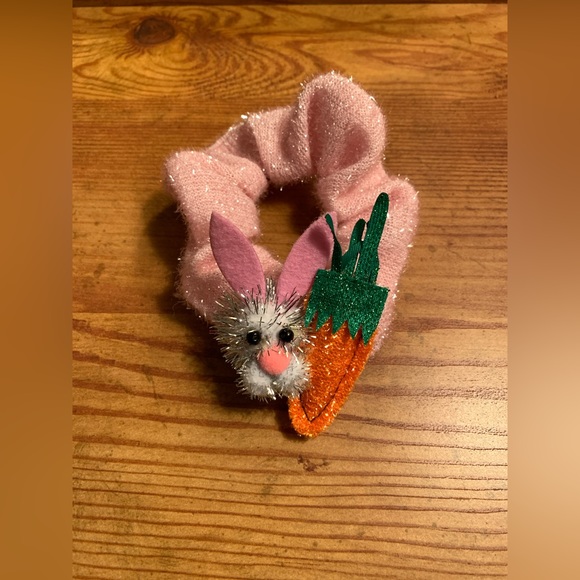 Other - Pink Sparkly Scrunchy (Easter) NWOT